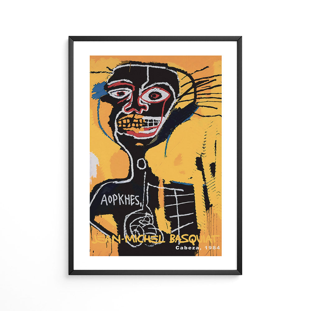 Cabeza by Jean-Michel Basquiat sort