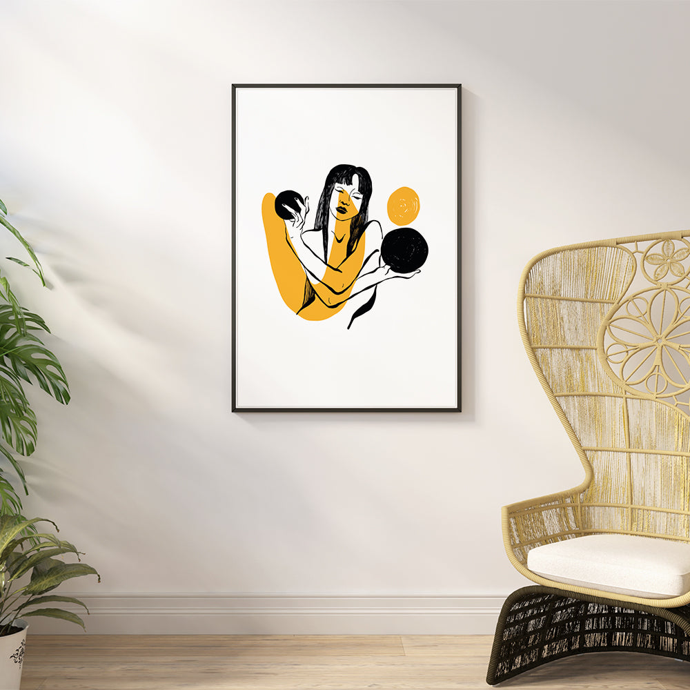 Den Kunstneriske Kvinde Plakat