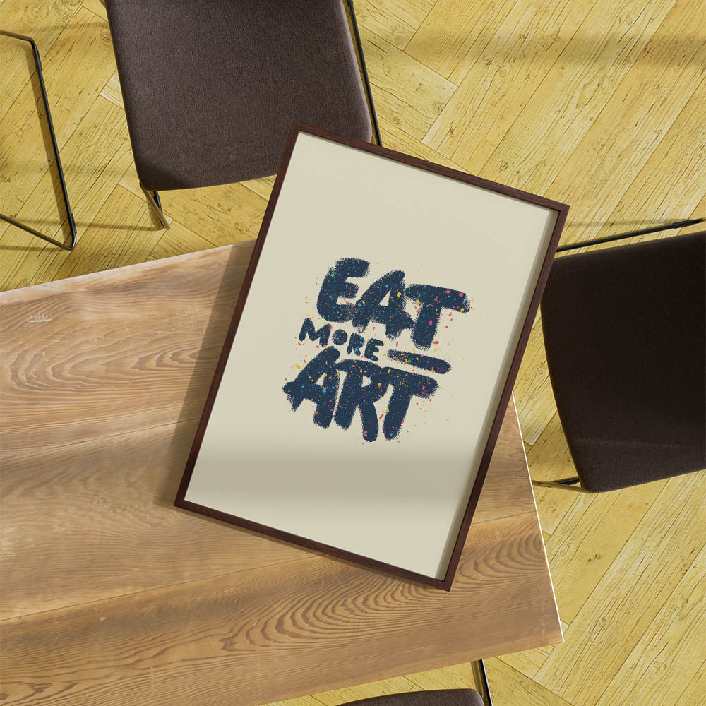 Eat More Art Plakat