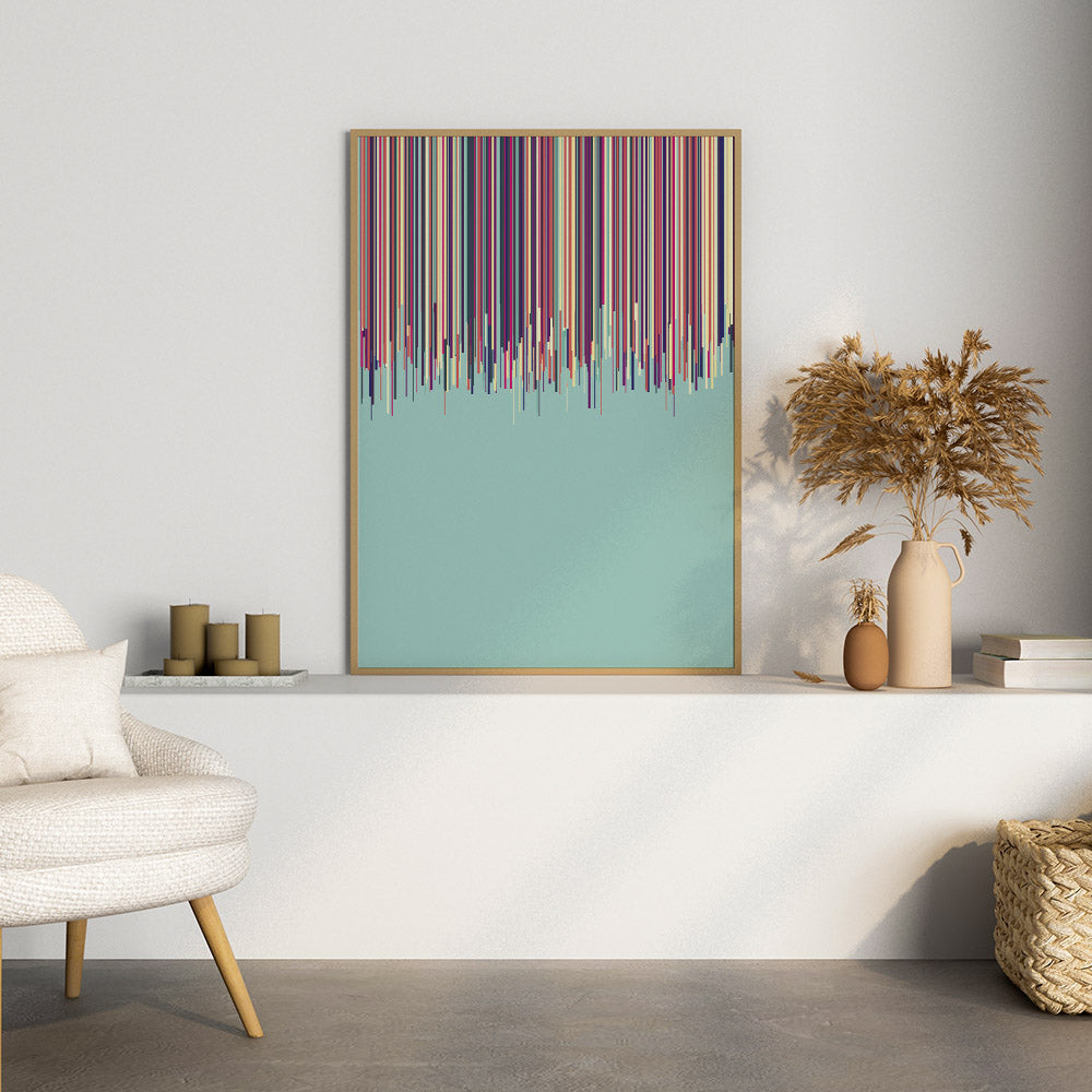 Farvernes fald plakat stue