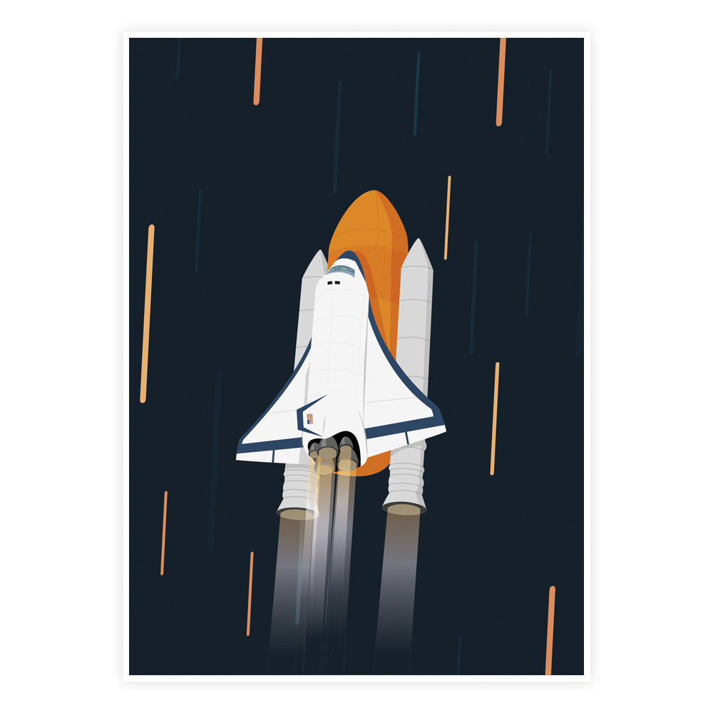Raketmission Plakat