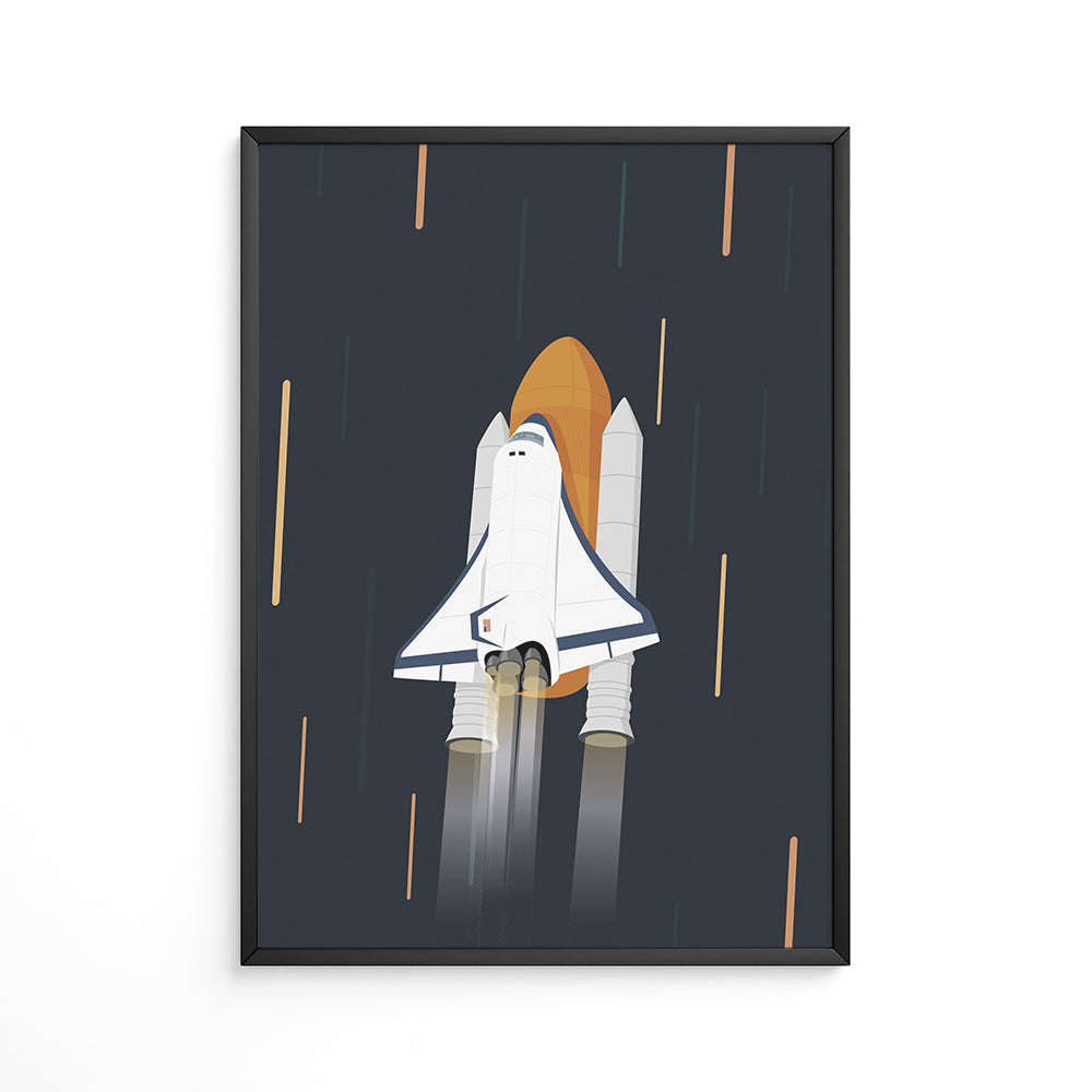 Raketmission Plakat