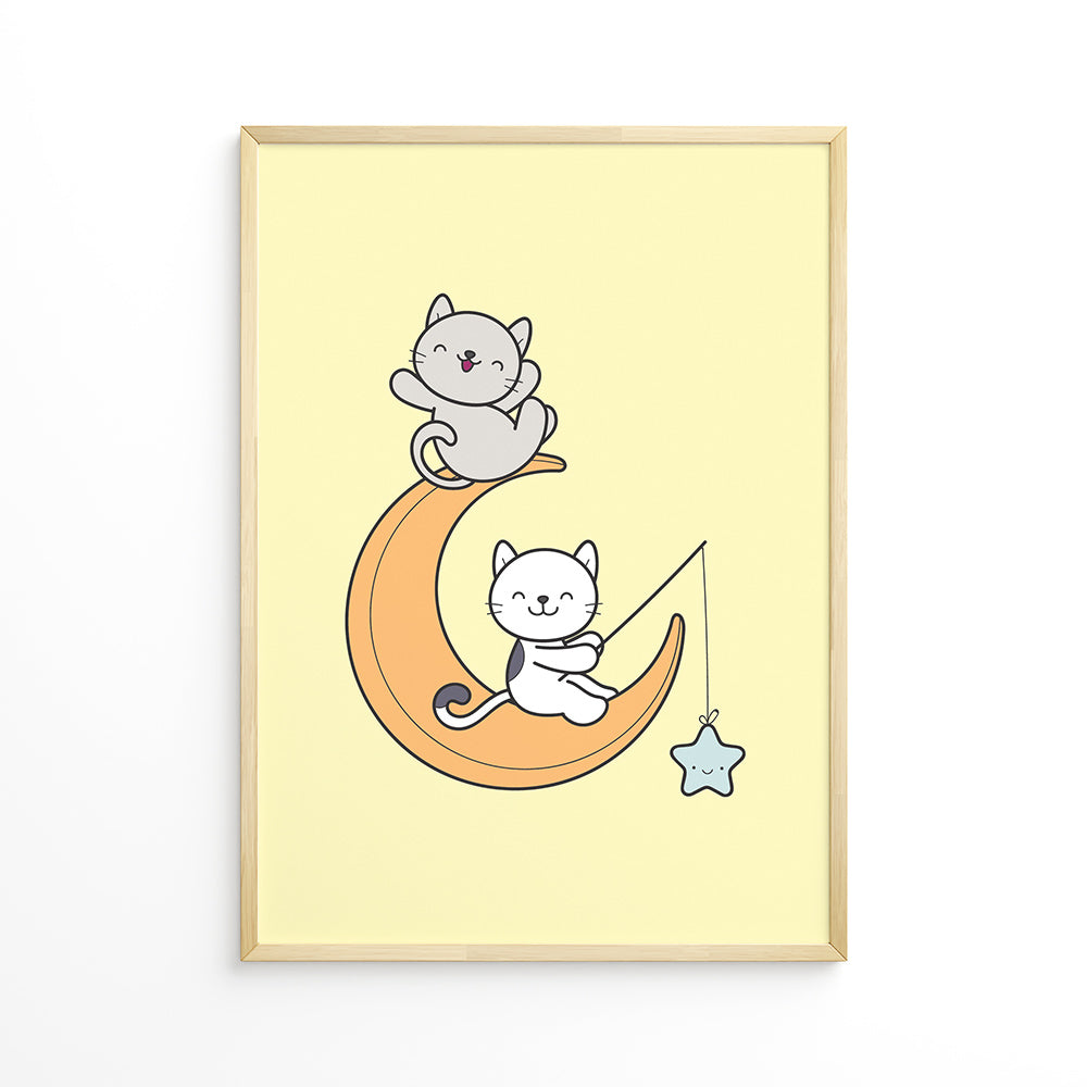 Venner på Månen Plakat