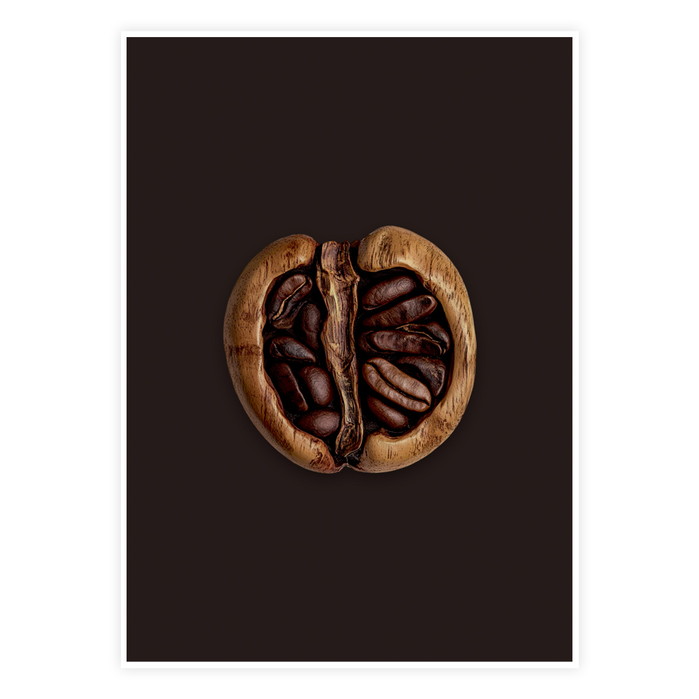 Kaffens hjerte plakat Kaffens Hjerte Plakat - Billede 1