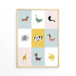 Sjove Dyrevenner Plakat - Billede 3