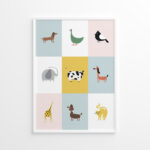 Sjove Dyrevenner Plakat - Billede 4