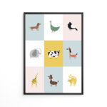 Sjove Dyrevenner Plakat - Billede 5