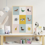 Sjove Dyrevenner Plakat - Billede 2