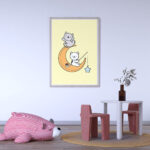 Venner på Månen Plakat - Billede 2