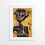 Cabeza by Jean-Michel Basquiat hvid
