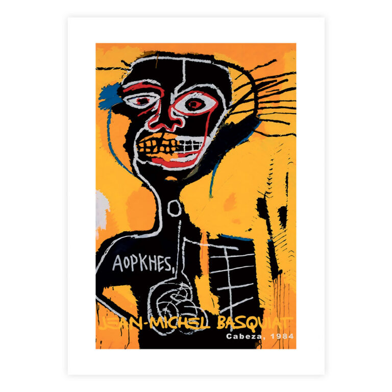 Cabeza by Jean-Michel Basquiat plakat
