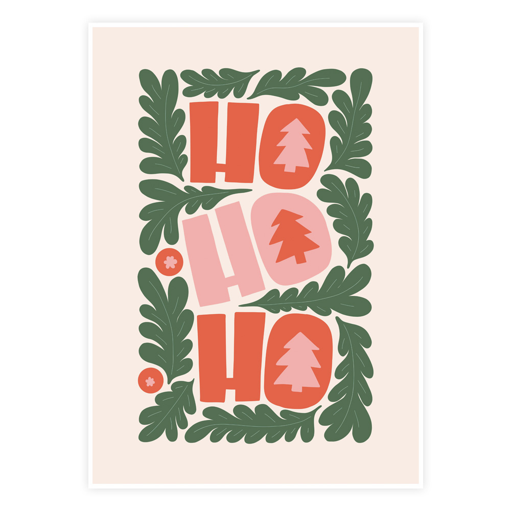 Hohoho juleplakat